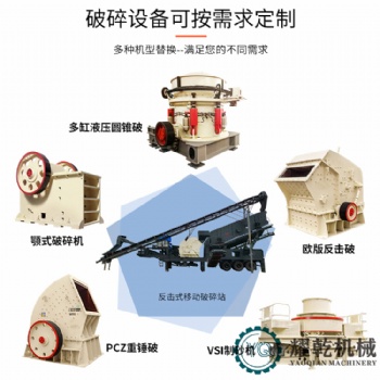 移动矿山石料制砂机 整套方箱式破碎设备 车载鹅卵石破碎打砂机