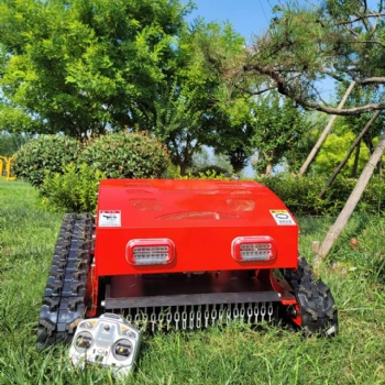 履带式遥控割草机果园电动割草机小型家用打草机果园草坪修剪机