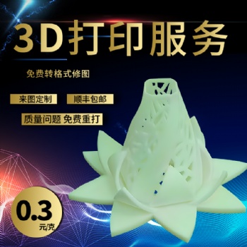 厂家3D打印服务 CNC加工 ABS尼龙透明模型3D打印PC亚克力产品零件/配件
