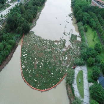 长江河道拦污浮筒 藻类拦截浮排