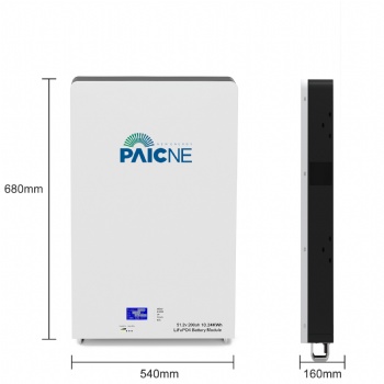 200ah家庭储能系统壁挂式磷酸铁锂电池