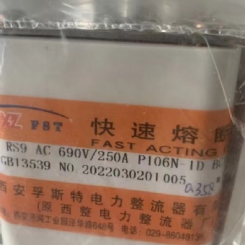 西安西电孚斯特熔断器RS9 AC 690V 2** P106N-1D