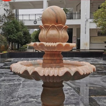 石雕大理石喷泉欧式户外大型流水喷水小区别墅庭院景观摆件
