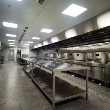 佛山厨美节能酒店工厂学校餐馆整套商用厨房设备工程设计安装公司