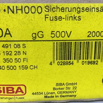 德国代理SIBA熔断器2000013.50