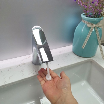 酒店台盆自动感应皂液器泡沫洗手液机