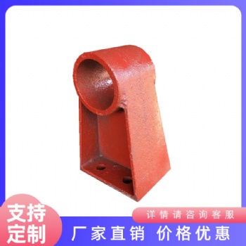 桥梁防撞护栏支架 防撞隔离栏杆 铸铁管架焊接支架