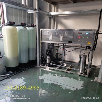 RO去离子水设备 工业纯净水处理 辉月双级反渗透设备 耐酸碱
