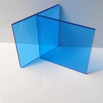 5mm高浅蓝色透明PMMA有机玻璃板彩色透明亚克力塑料板切割各种尺寸定制加工