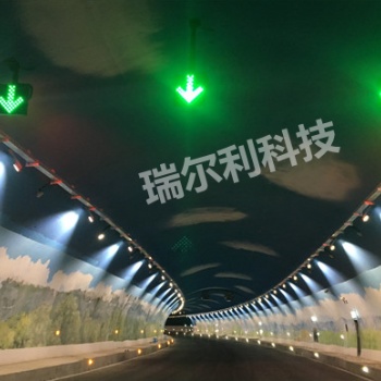 深圳瑞尔利红叉绿箭信号灯 隧道 收费站专用双面三显车道指示灯