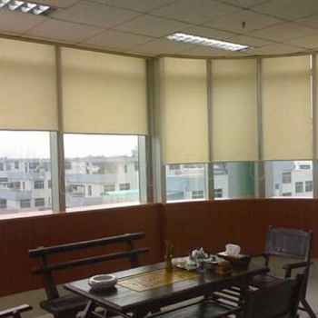 天津塘沽新港窗帘定做，办公室遮光窗帘定做安装