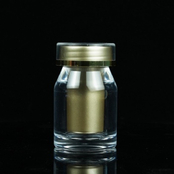 亚克力包装密封罐中药茶叶瓶咖啡粉透明塑料玻璃瓶高档花茶带盖瓶