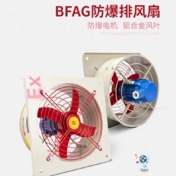 防爆轴流风机BFAG-300/400工业排风扇380V220V强力风扇方形电风扇
