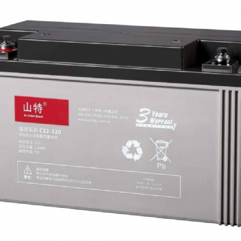 山特电子山特蓄电池C12-120 UPS不间断电源专用蓄电池12V120AH正品山特原装蓄电池