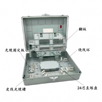 16/32/64/72/96芯分光箱分纤箱楼道墙壁抱杆室内直熔分线箱