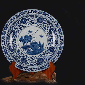 纪念品定做厂家，景德镇陶瓷厂，陶瓷纪念盘加工