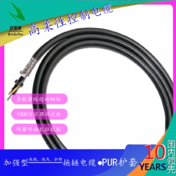 加强型耐油和冷却液PUR护套屏蔽控制电缆(内护型)DUFLEX-CEPTCS