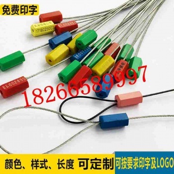 施封锁钢丝铅封一次性铅封锁