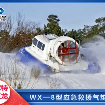 洪流中的希望之光：多功能抗洪抢险气垫船，为生命护航！