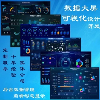 可视化大屏智慧工地BI大屏系统定制物联网系统APP搭建