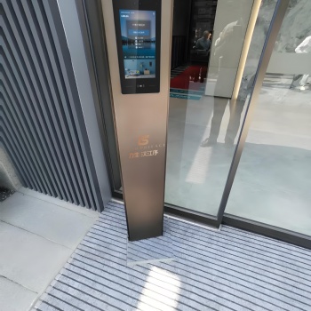 小区不锈钢全新楼宇对讲立柱
