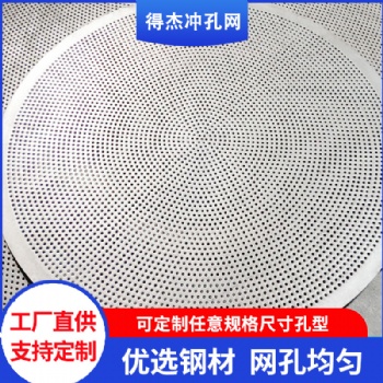 304不锈钢圆孔冲孔板网镀锌圆孔装饰网