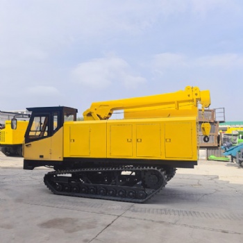 野外救援供电履带式发电车管道安装供应电源车