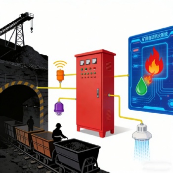 普思无线火灾灭火系统：自动处置火情，矿井安全的智能守护者