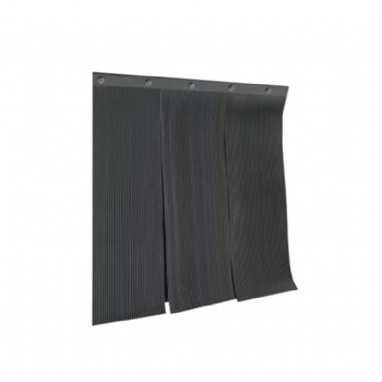 6mm橡胶密封胶帘 无动力抑尘装置 导料槽防尘帘 洗煤厂挡尘帘