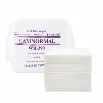 批发无尘纸白色无纺布390吸水油除尘洁净室电子车间工业擦拭纸