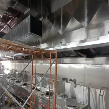 江门荣翔酒店饭店酒楼餐馆厨房通风管道加工厂家安装排烟系统