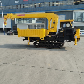 明冉机械履带式随车吊后桥全速行走机械发电车