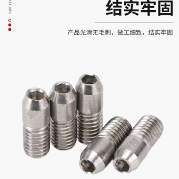 不锈钢圆柱内六角螺纹销非标订做