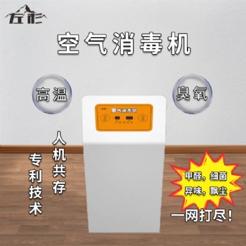 左杉高温臭氧空气消毒机除甲醛厨房异味卧室杀细菌病毒空气净化器家用