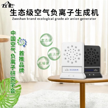 左杉负离子发生器家用负氧离子机空气净化器