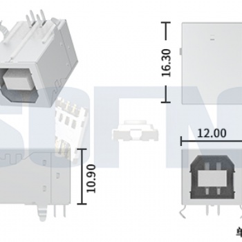 硕方电子 USB-B01 连接器详细讲解