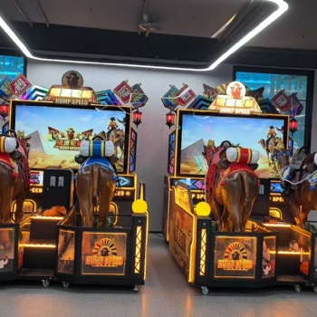 室内骑骆驼，解锁潮玩新体验 喜糖游艺新款模拟骆驼体感设备，真实还原沙漠骑行全过程